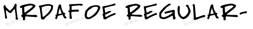 MrDafoe Regular字体转换